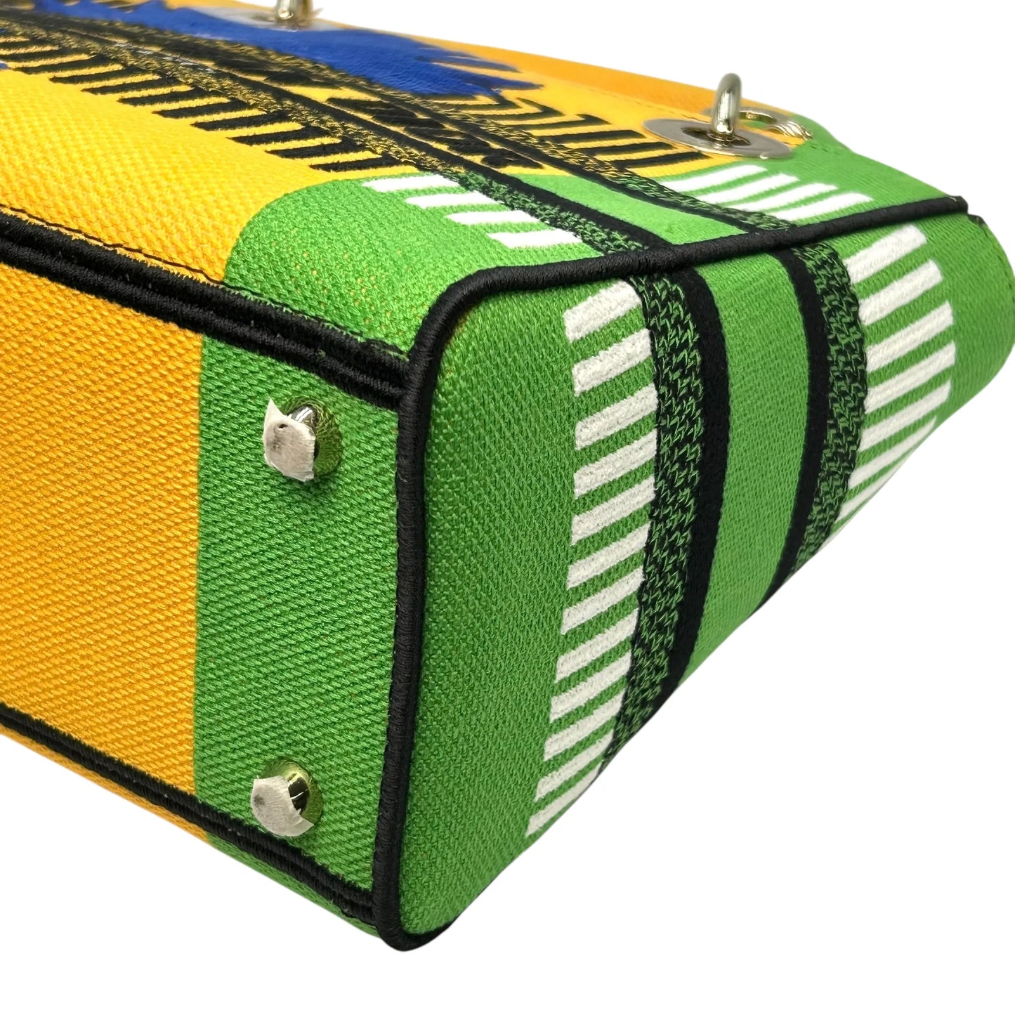 Dior Lady D-Light Handbag - Yellow and Green 