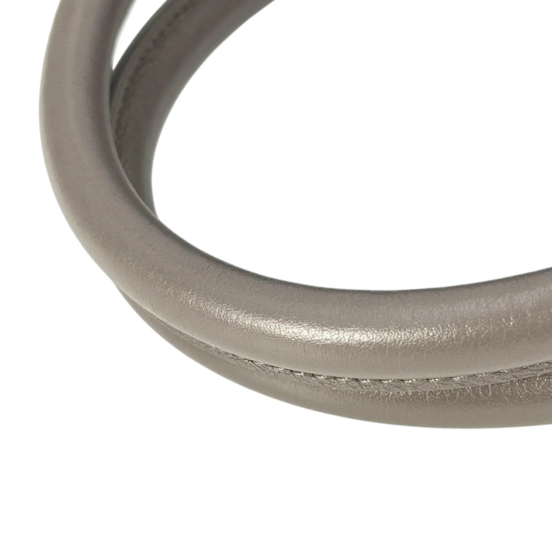 Saint Laurent カバス レザー ハンドバッグ - グレー