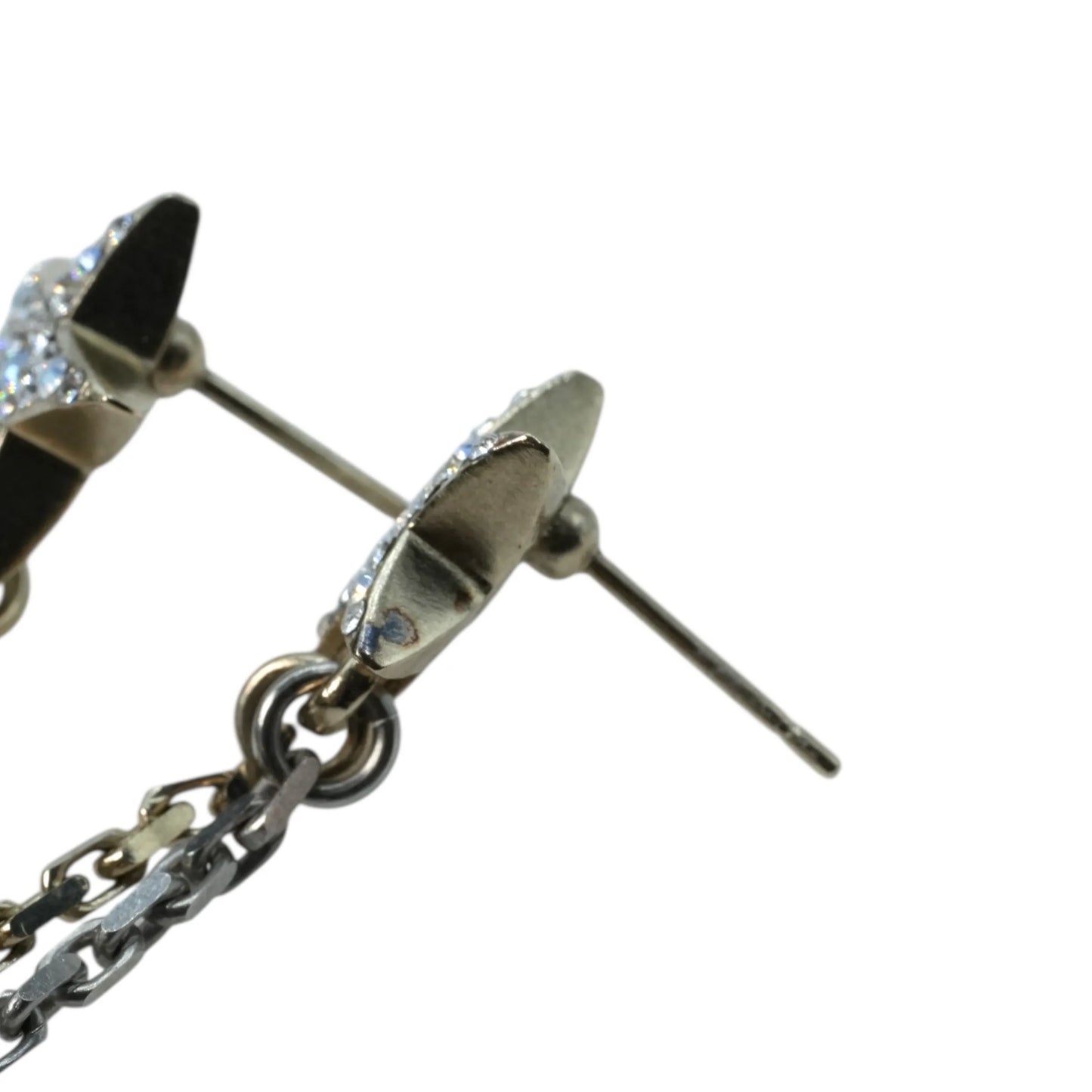 CHANEL Coco Mark Star Moon Earrings - Metal 