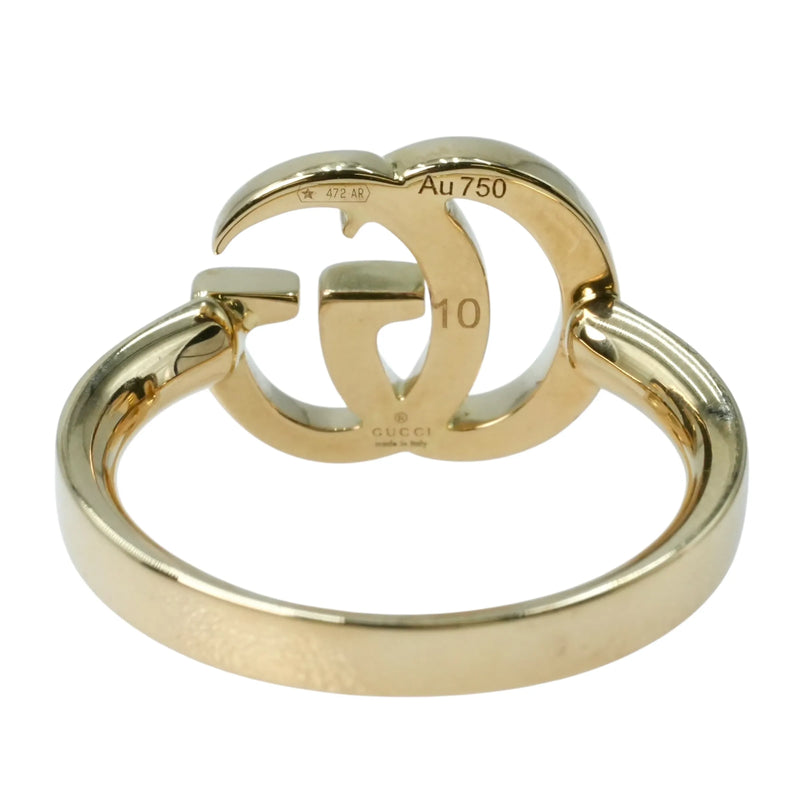 GUCCI Double G Ring Jewelry - 18KYG 