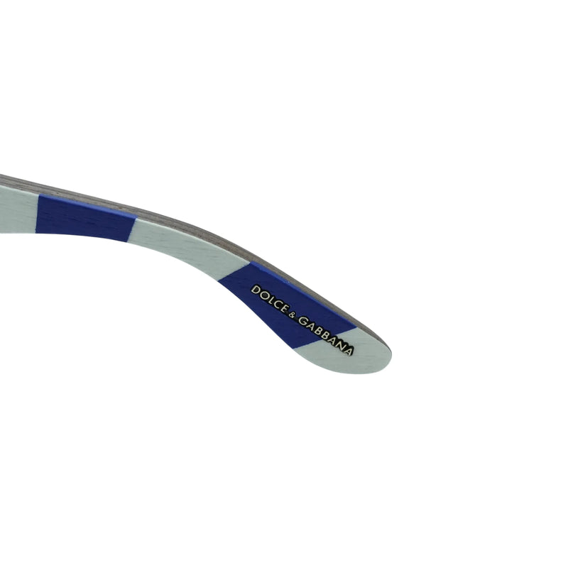 DOLCE &amp; GABBANA White Frame Sunglasses - Multicolor - 35023 