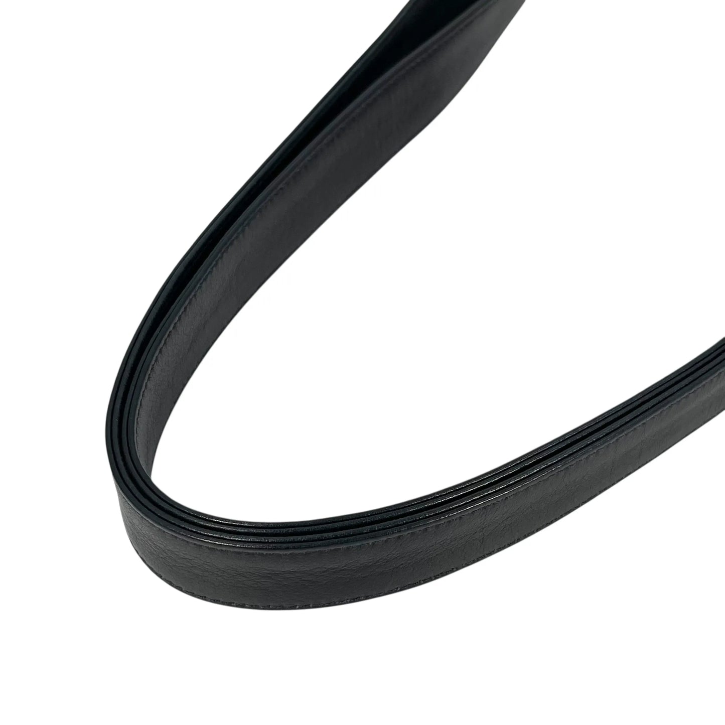 CHANEL CCロゴ ラムスキン チェーンショルダーバッグ - ブラック