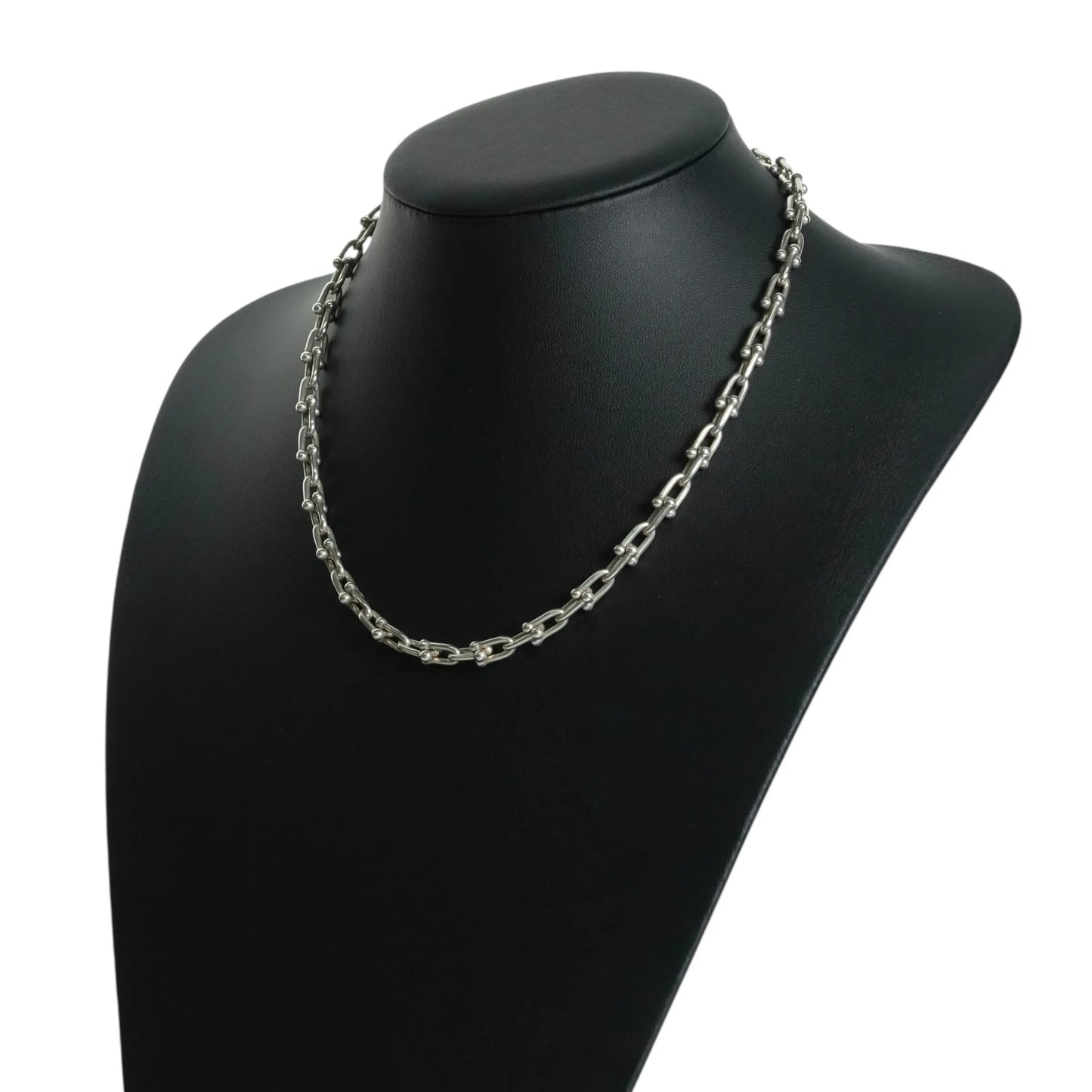 販売　Tiffany & Co ハードウェア マイクロ リンク ネックレス - SV925