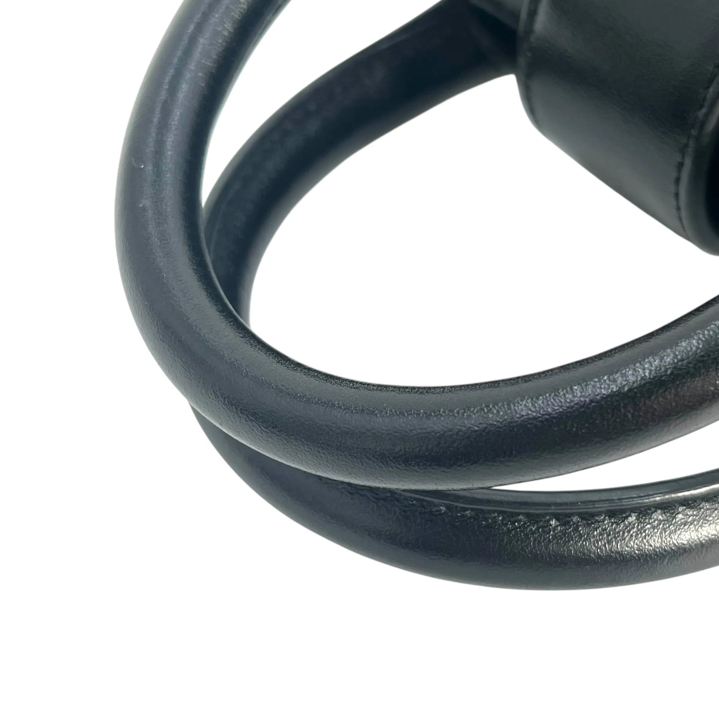 SAINT LAURENT ベイビーカバス レザー ハンドバッグ ショルダーバッグ - ブラック