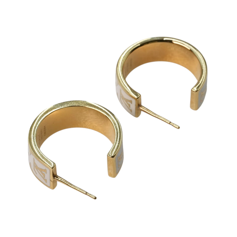 Louis Vuitton Nanogram Earrings - Enamel 