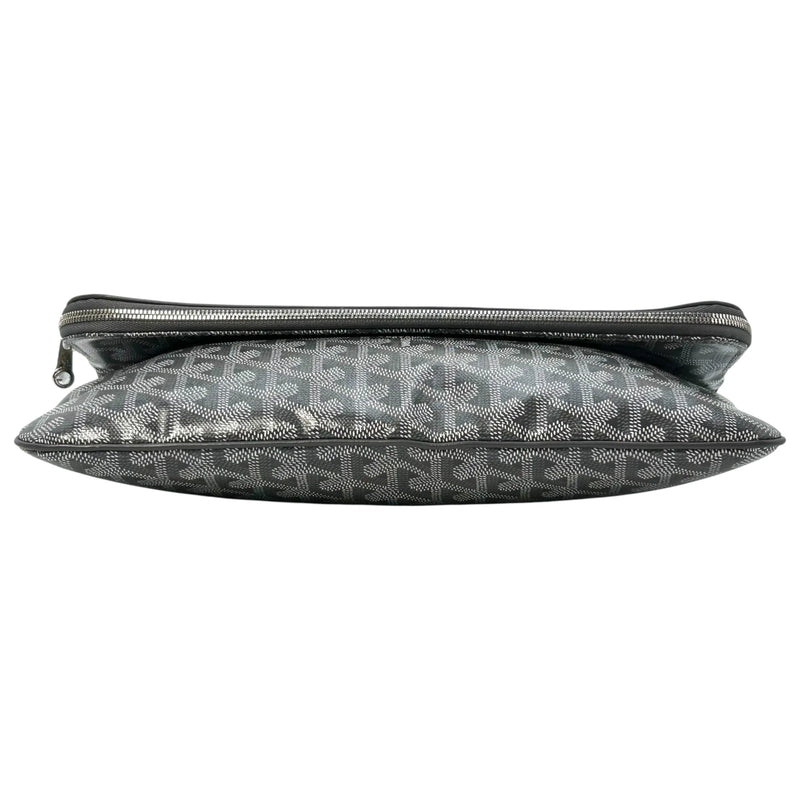 Goyard Saint Marie MM Leather Clutch Bag - Grey 
