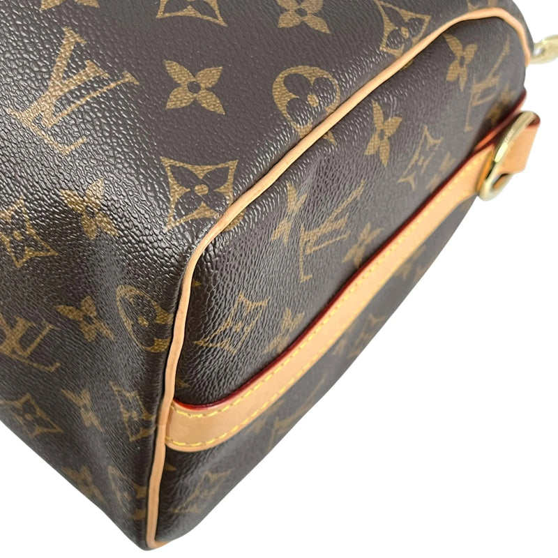 LOUIS VUITTON スピーディ バンドリエール 25 モノグラム ハンドバッグ - ブラウン