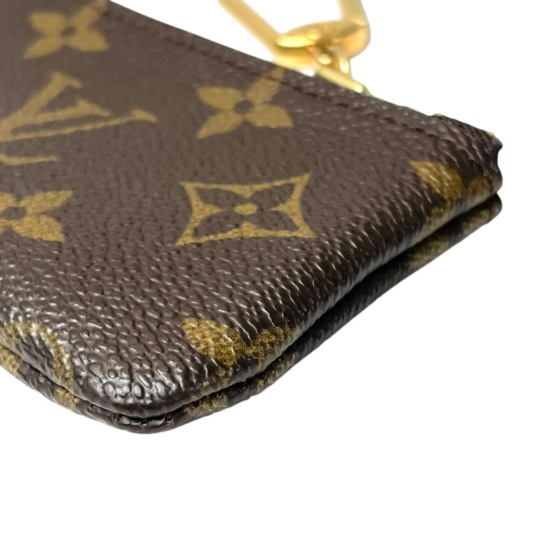 LOUIS VUITTON Monogram Pochette Cle Key Case/Coin Case - Brown 
