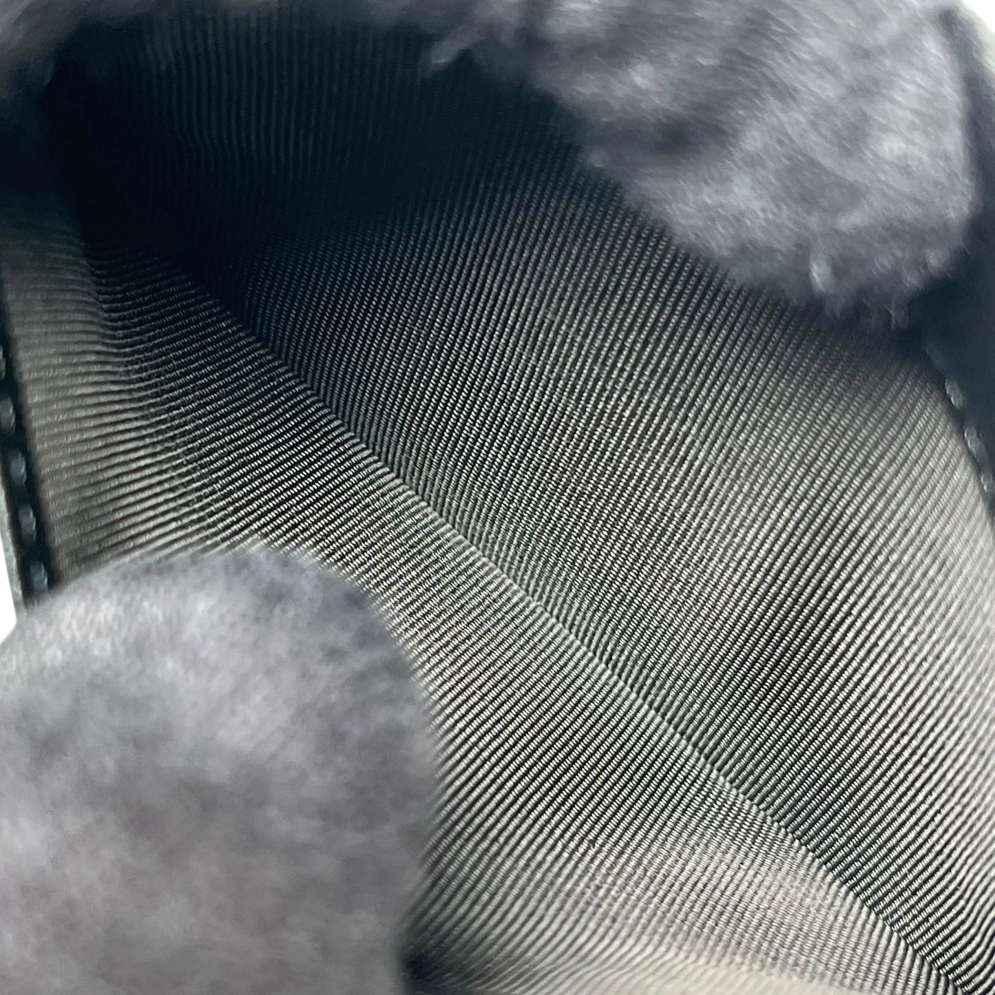 SAINT LAURENT Leather Card Case - Black 