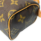 LOUIS VUITTON モノグラム ミニ スピーディ ハンドバッグ - ブラウン