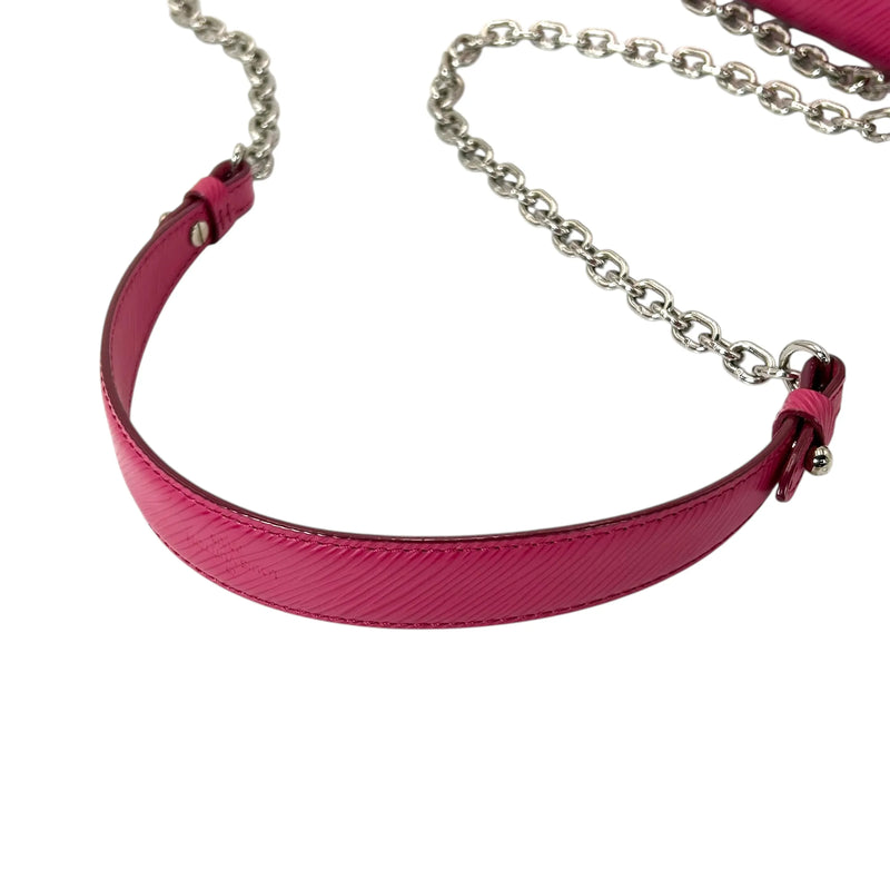 LOUIS VUITTON Twist MM Epi Leather Shoulder Bag - Pink 