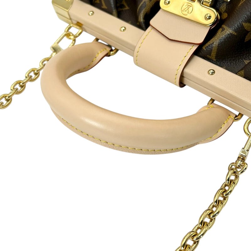 LOUIS VUITTON クラッチ モノグラムキャンバス ハンドバッグ - ブラウン