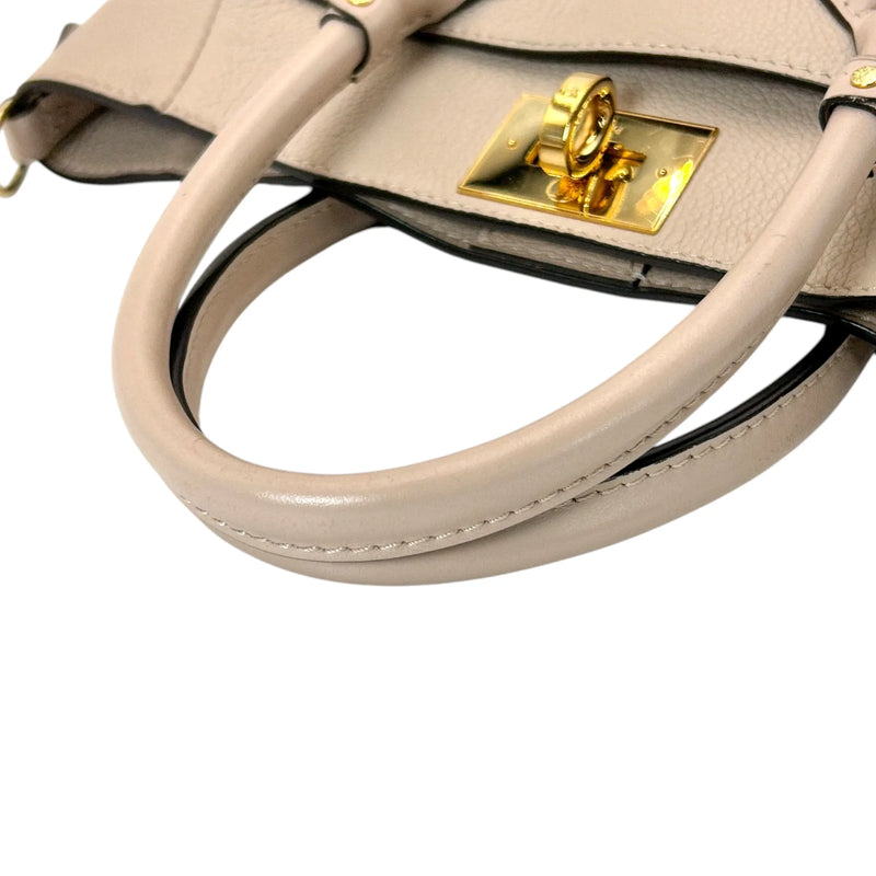 LOUIS VUITTON オンマイサイドPM モノグラムキャンバス ハンドバッグ ショルダーバッグ - ベージュ