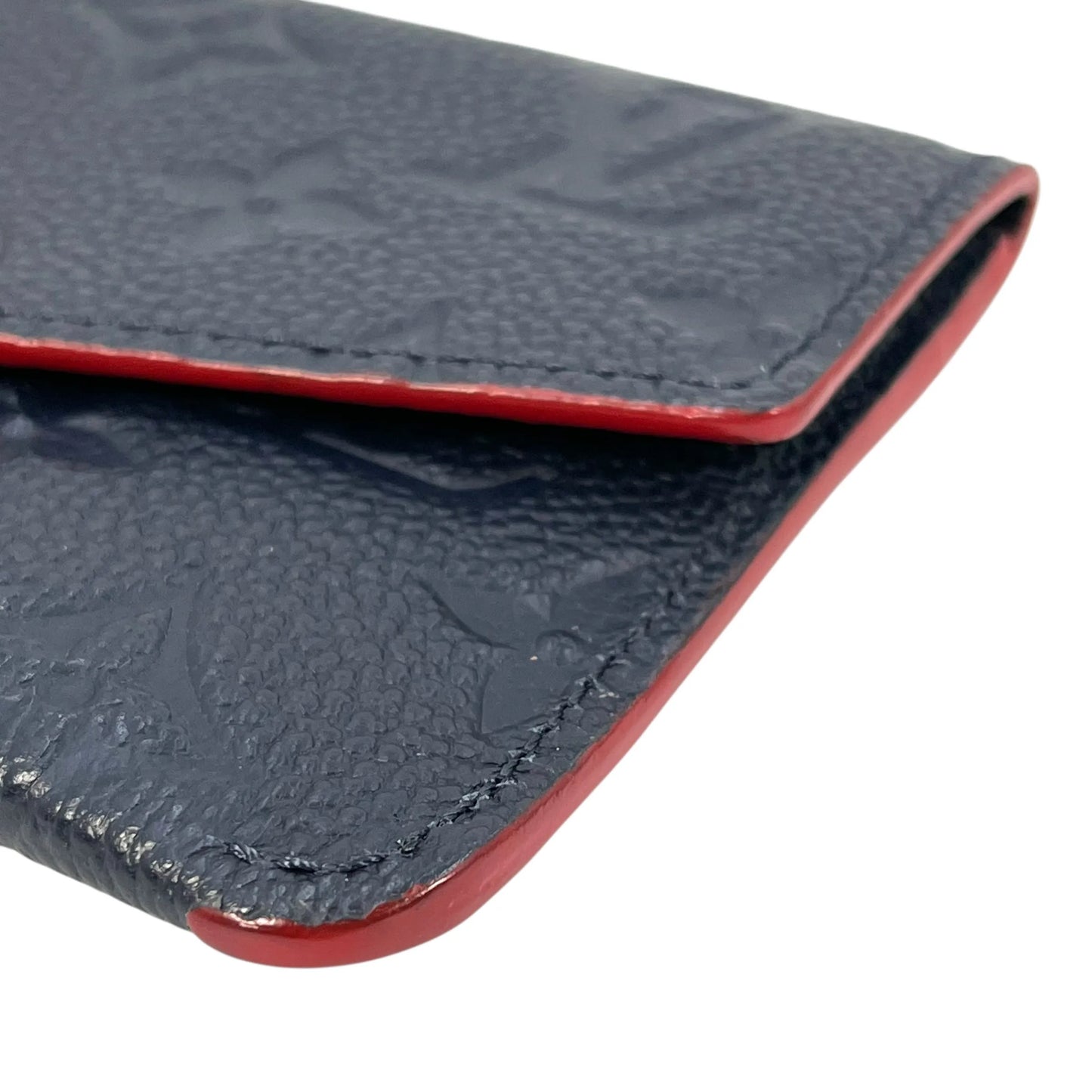 LOUIS VUITTON Pochette Clé Monogram Empreinte Key Case - Navy 