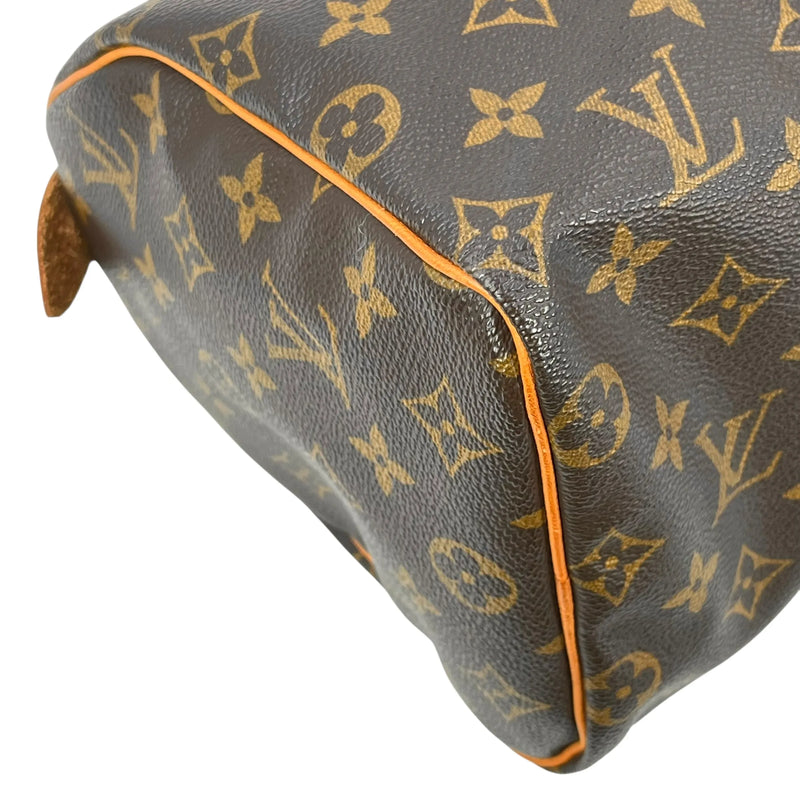 Louis Vuitton スピーディ25 モノグラム キャンバス ハンドバッグ - ブラウン