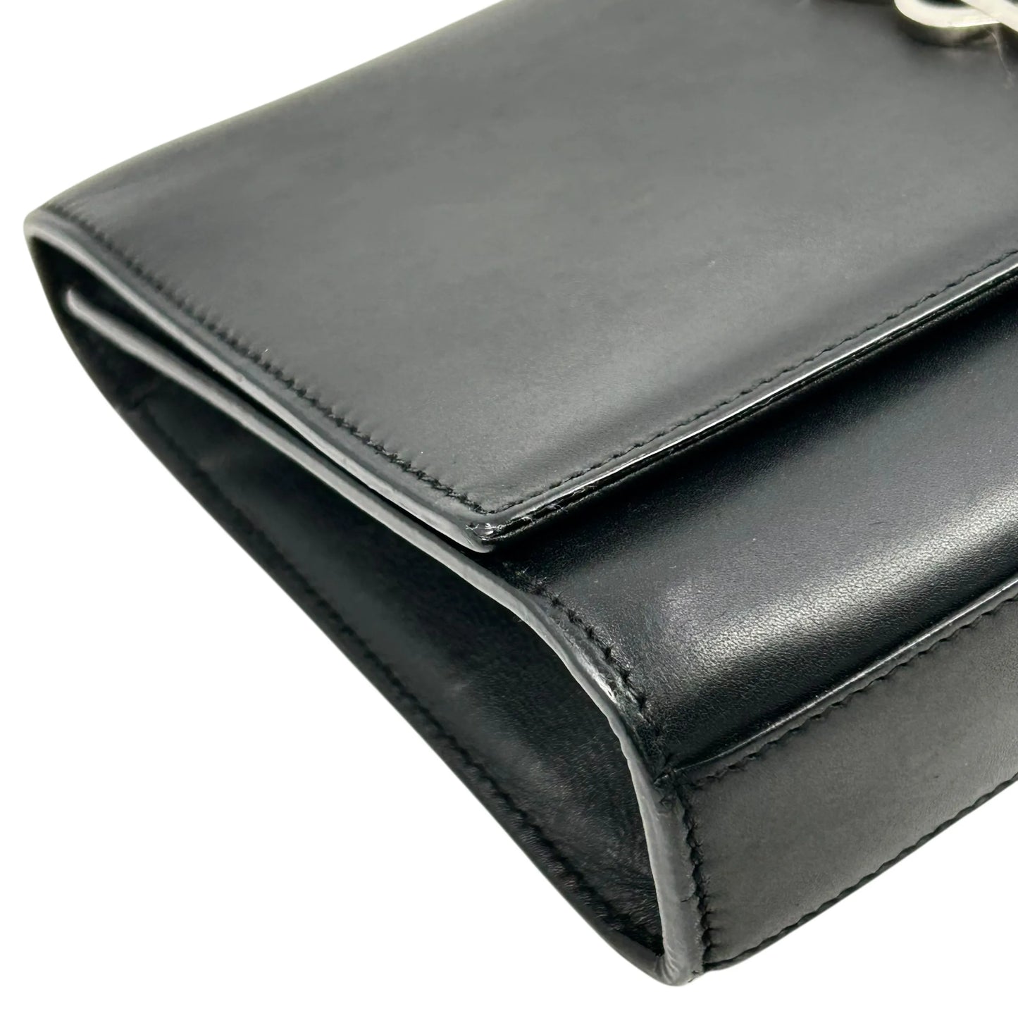 Saint Laurent ケイト タッセル ミディアム レザー チェーンショルダーバッグ - ブラック