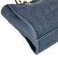 CHANEL Deauville MM Canvas Tote Bag - Navy 