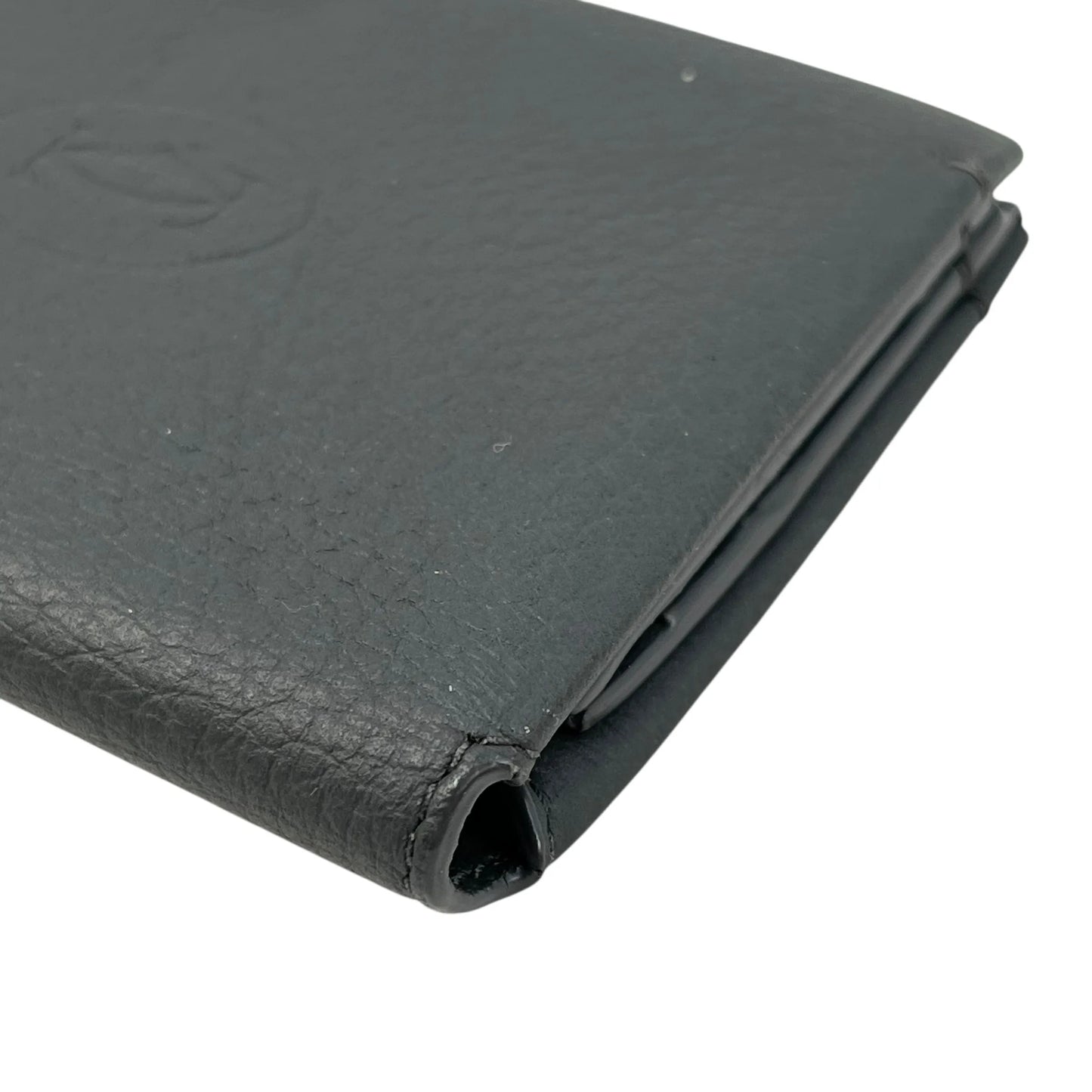 Cartier Leather Card Case - Grey 