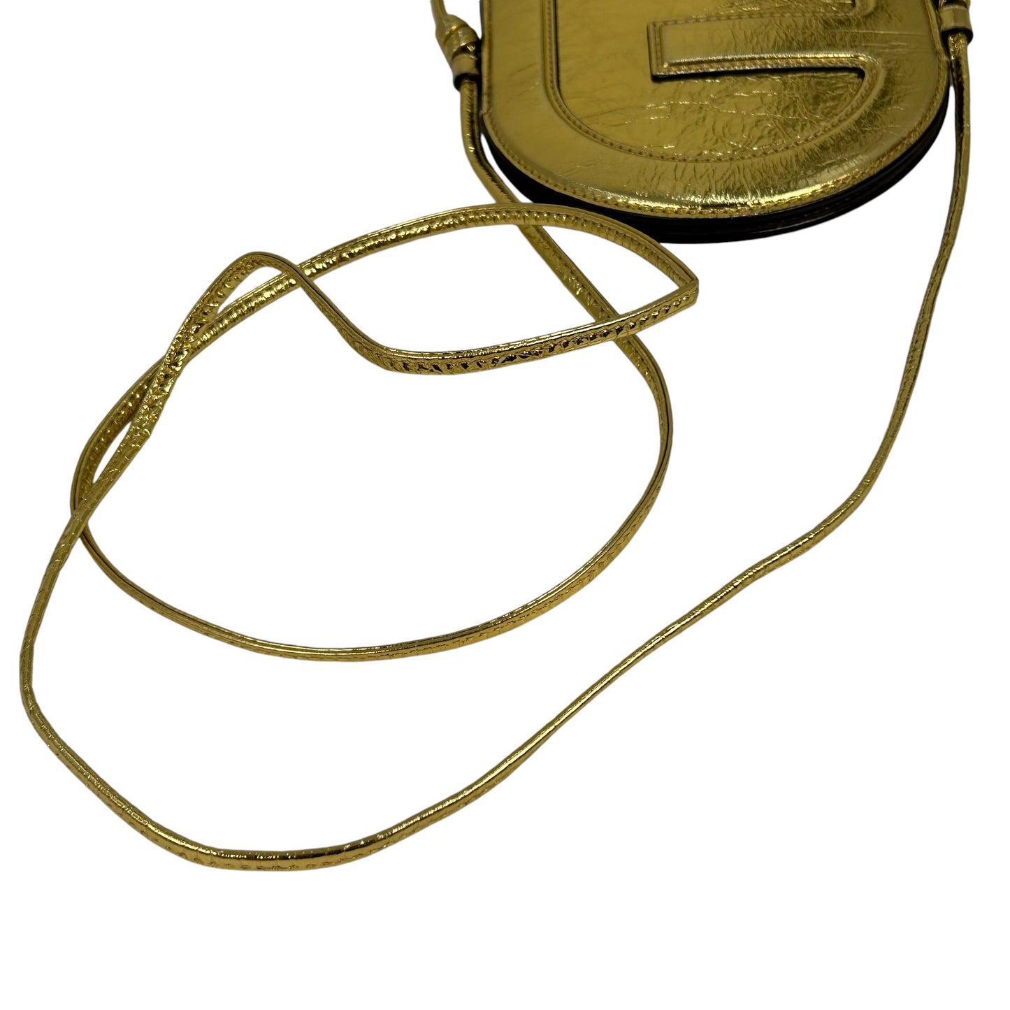 FENDI レザー フォンケース ショルダーバッグ - ゴールド