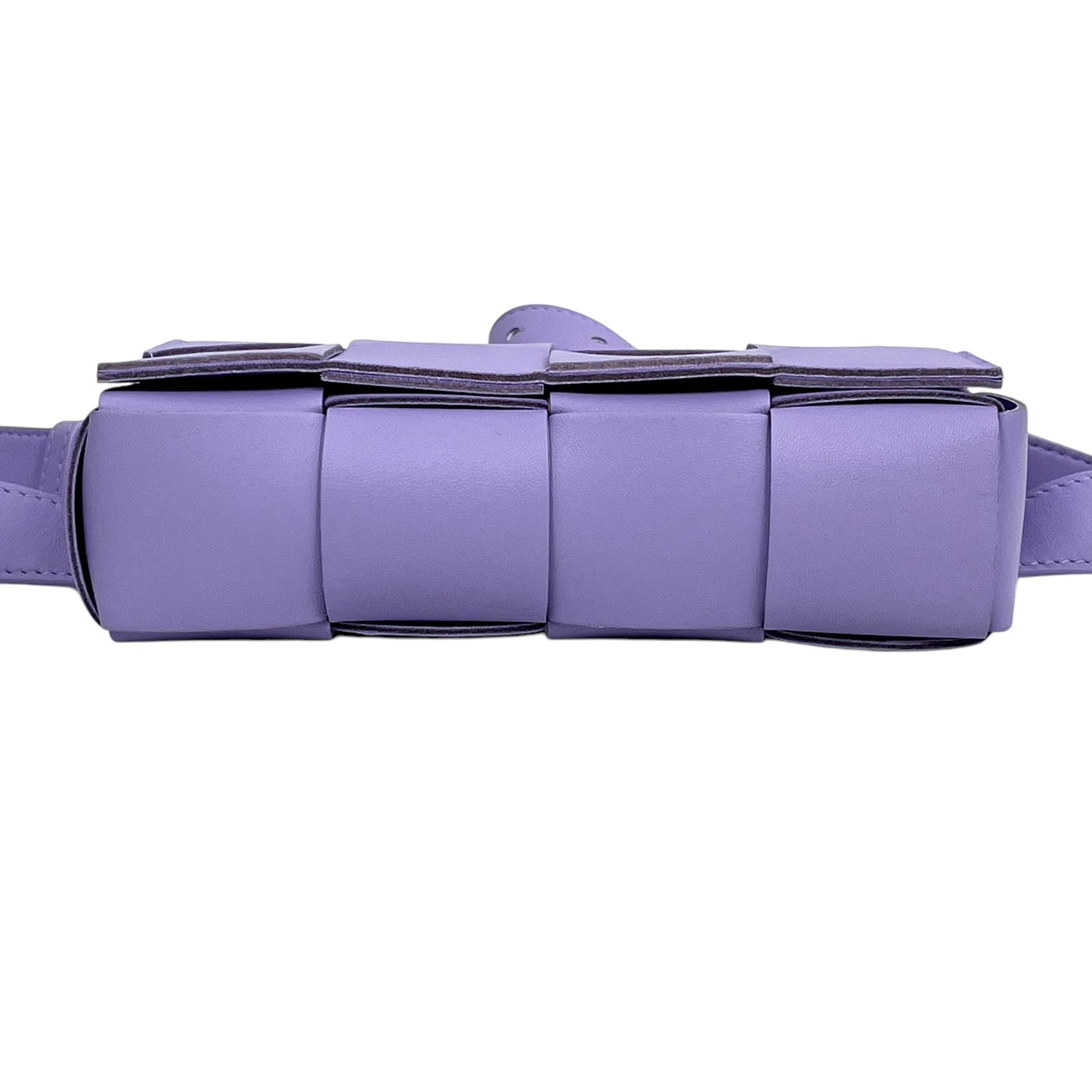 Bottega Veneta Maxi Intrecciato Cassette Mini Shoulder Bag - Purple 