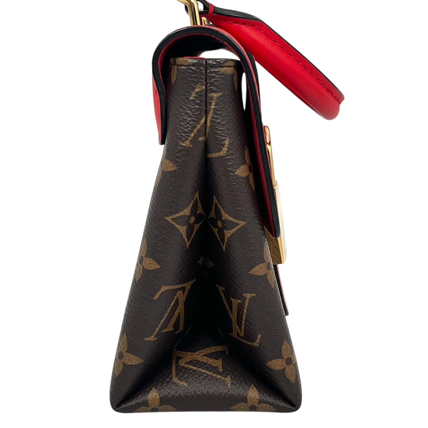 Louis Vuitton Monogram Rocky BB Handbag/Shoulder Bag - Brown and Red 