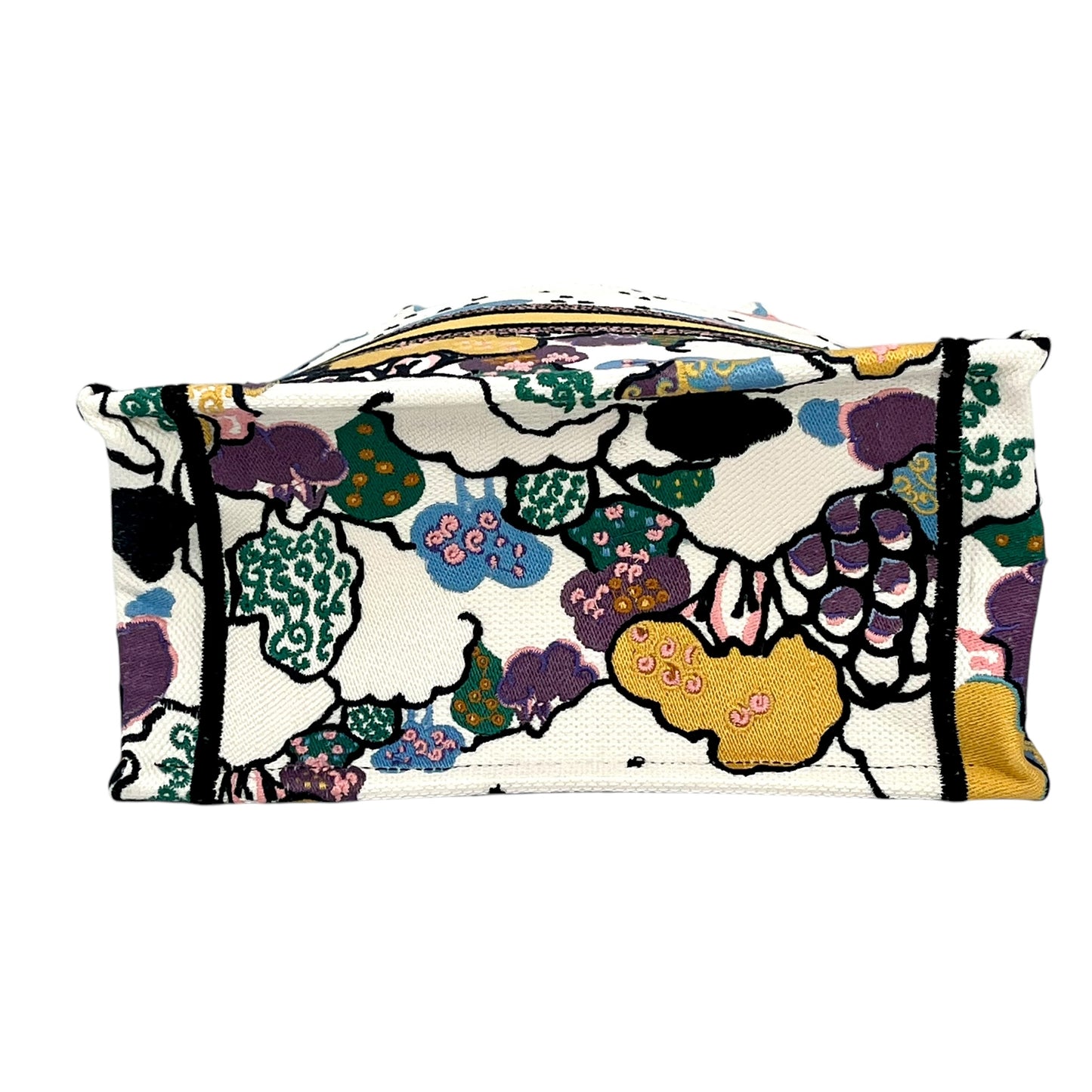 Dior Book Small Tote Bag - White x Multicolor 