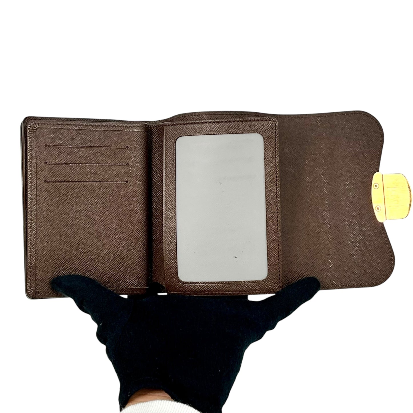 Louis Vuitton ダミエ ポルトフォイユ ジョイ 二つ折り財布 コンパクトウォレット - ダークブラウン