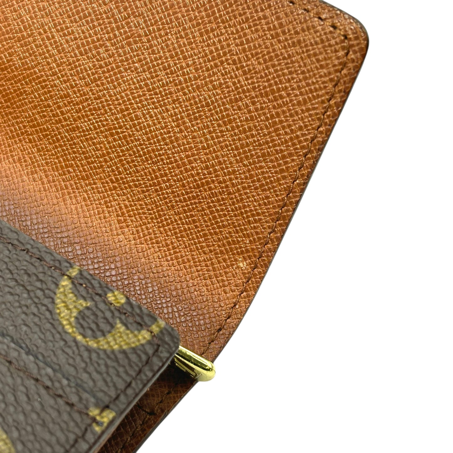 Louis Vuitton モノグラム キャンバス ポルトモネ クレディ 長財布 - ブラウン