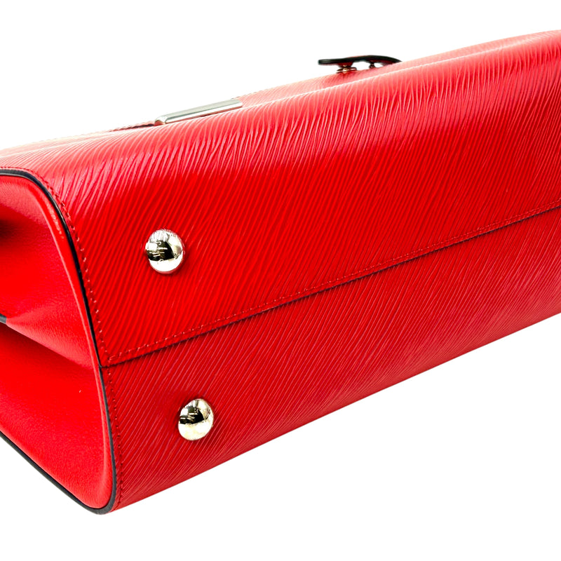 Louis Vuitton Twist Tote Coquelicot Epi Leather Handbag - Red 