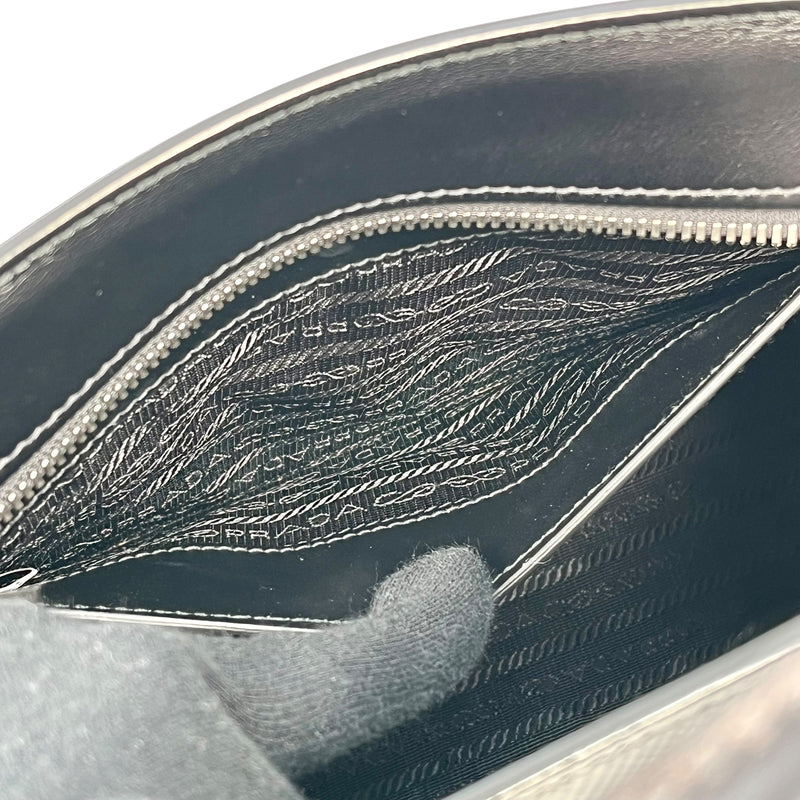 PRADA Saffiano Leather Handbag - Black 
