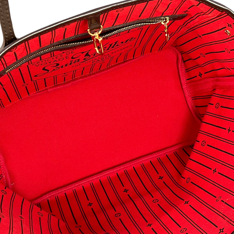 Louis Vuitton ダミエ ネヴァーフル ＭＭ トートバッグ - ダークブラウン - 32562