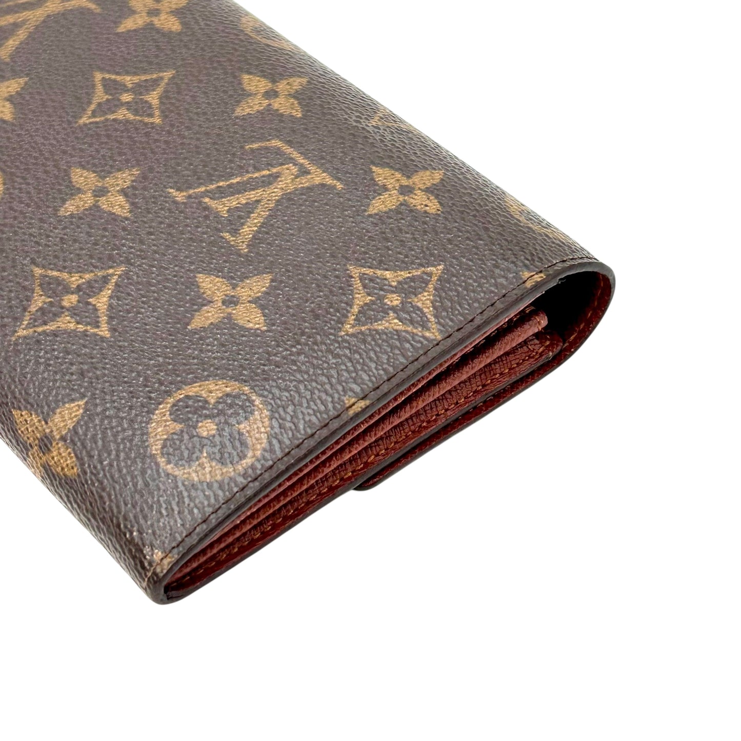 Louis Vuitton モノグラム キャンバス ポルトモネクレディ 長財布 - ブラウン