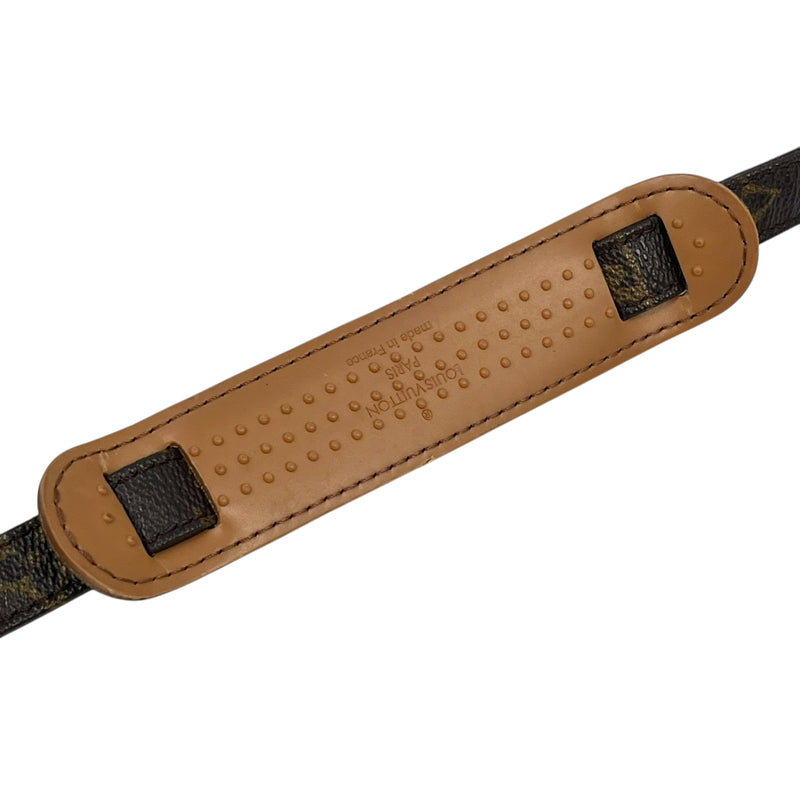 Louis Vuitton Monogram Canvas and Leather Shoulder Strap 101cm - Dark Brown - 32548 