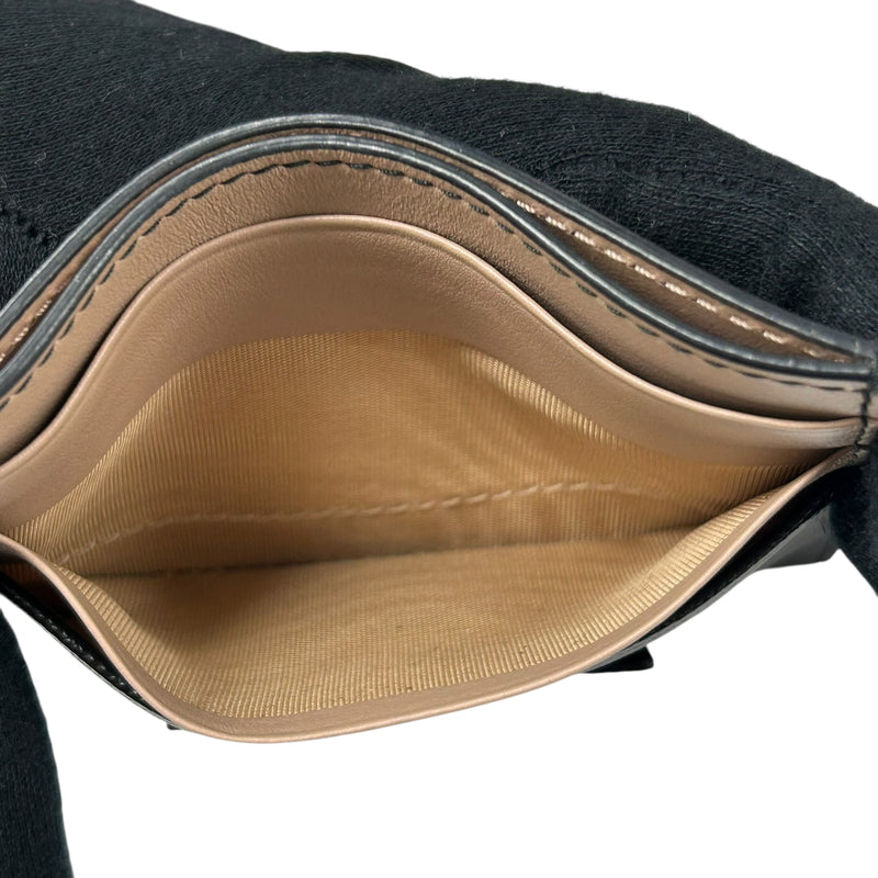 PRADA Saffiano Card Case - Pink and Black 