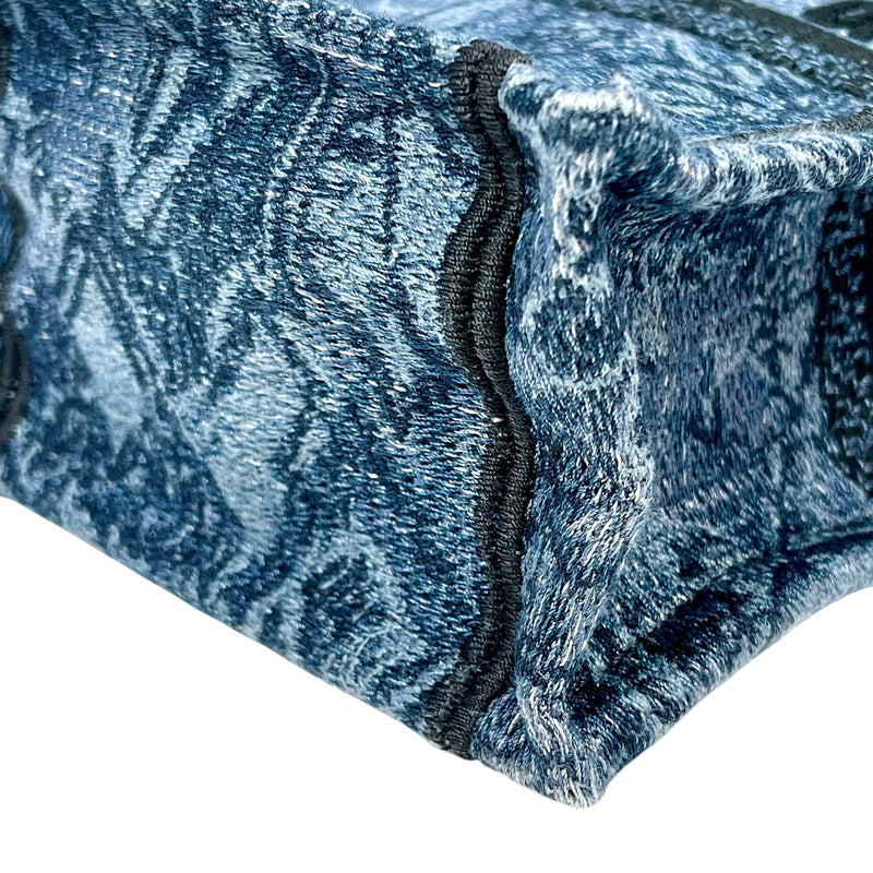 Dior Book Tote Mini Phone Bag Handbag Shoulder Bag - Blue x Black 