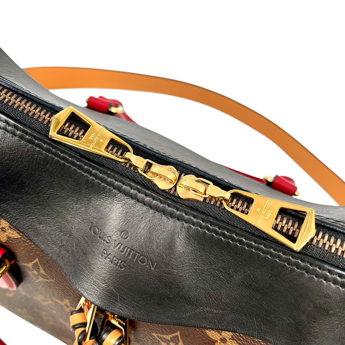 Louis Vuitton Monogram Canvas Tuileries Handbag - Brown 