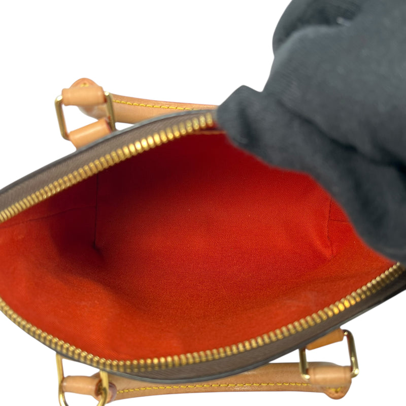 Louis Vuitton Monogram Canvas Lockit BB Handbag/Shoulder Bag - Brown 