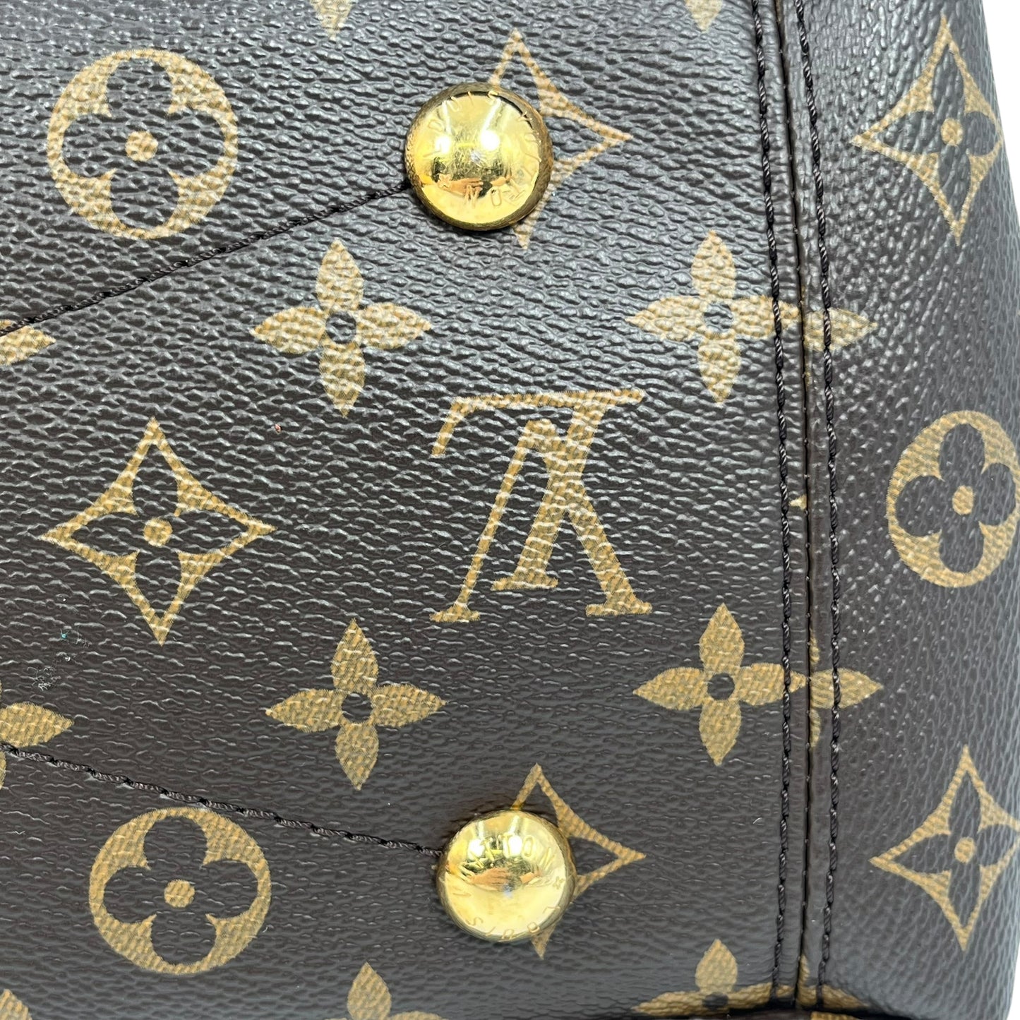 Louis Vuitton モノグラム キャンバス パラス サフラン ハンドバッグ トートバッグ - ブラウン