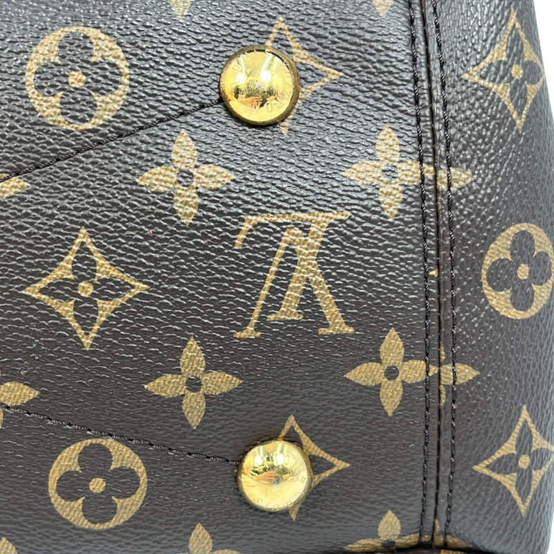 Louis Vuitton モノグラム キャンバス パラス サフラン ハンドバッグ トートバッグ - ブラウン