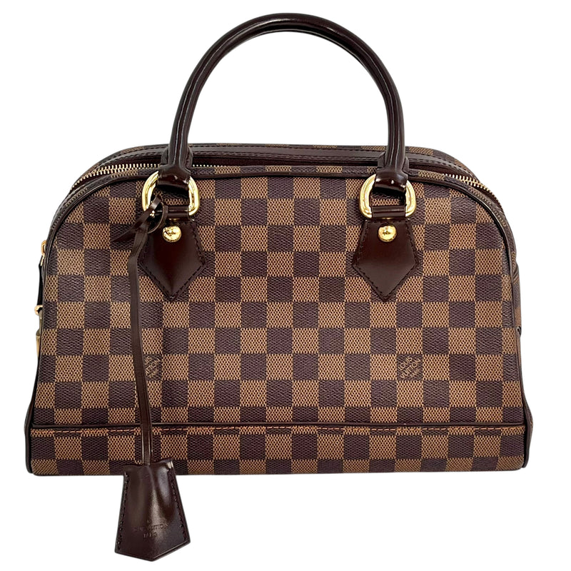 Louis Vuitton Damier Ebene Duomo Handbag - Dark Brown 