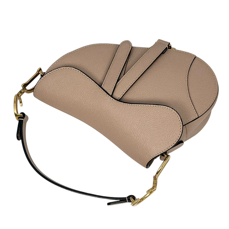 Dior Saddle Leather Handbag - Beige 