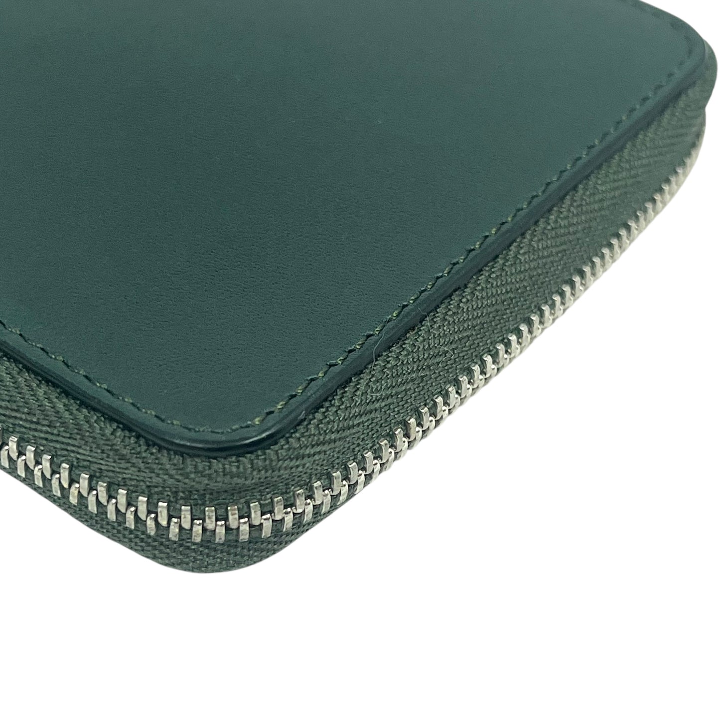 LOEWE Anagram Zippy Bi-fold Compact Wallet - Green 