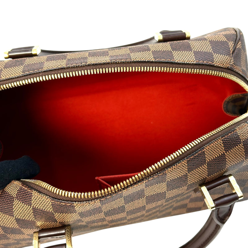 Louis Vuitton Damier Rivera MM Handbag - Dark Brown 