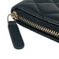 CHANEL Lambskin Coco Mark Bi-fold Compact Wallet - Black 