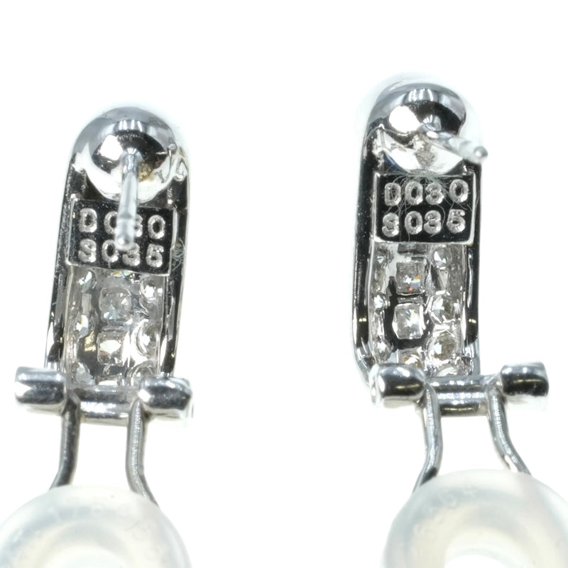 Sapphire Platinum Earrings Jewelry - Pt900 