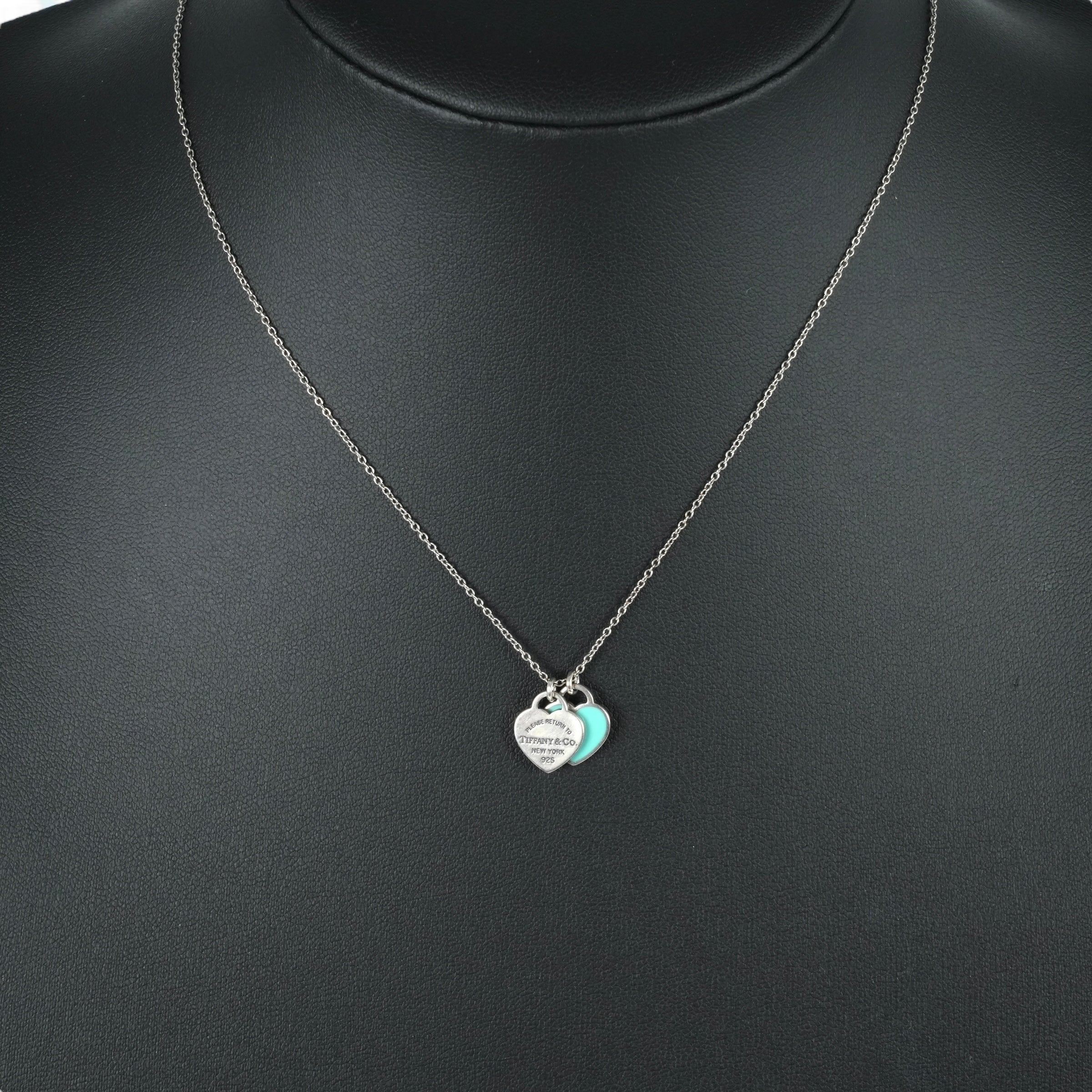Tiffany リターン トゥ ティファニー ダブル ハート タグ ペンダント