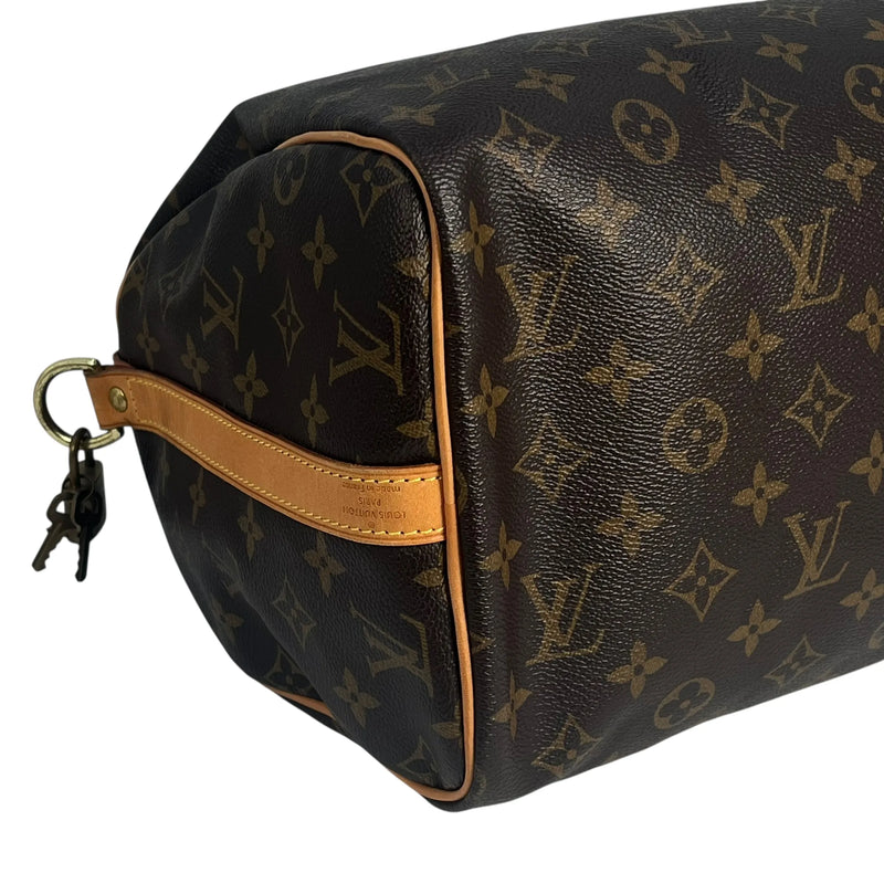 Louis Vuitton モノグラムキャンバス スピーディ 30 バンドリエール ハンドバッグ ショッピング - ブラウン