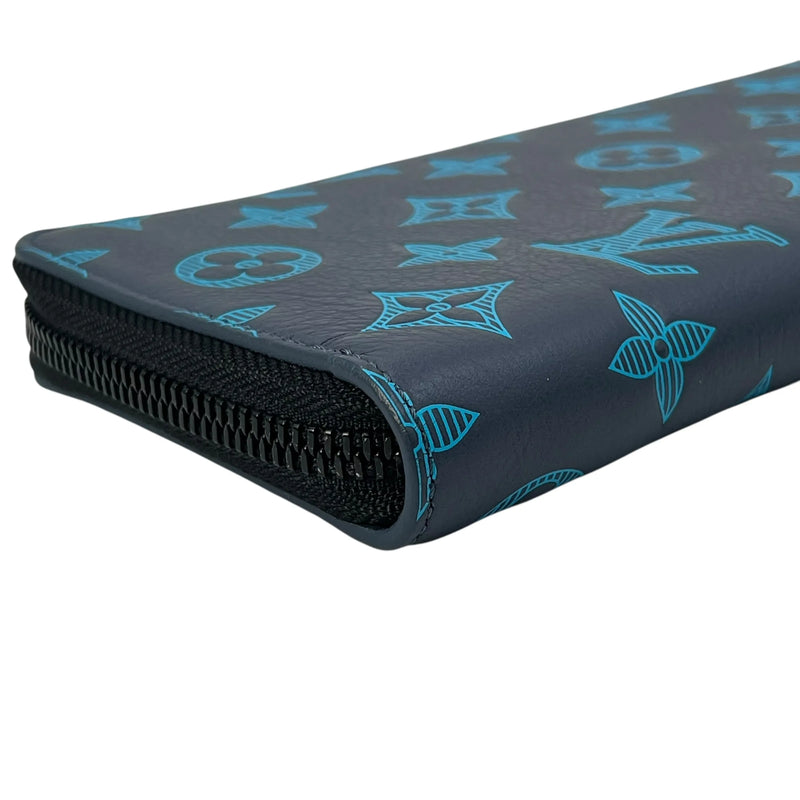 Louis Vuitton Vertical Zippy Long Wallet - Navy 