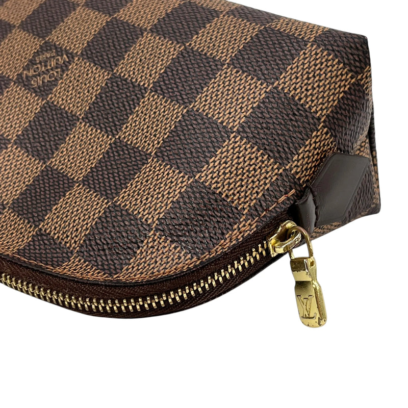 Louis Vuitton Damier Ebene Pochette Cosmetic Pouch - Brown - 33319 