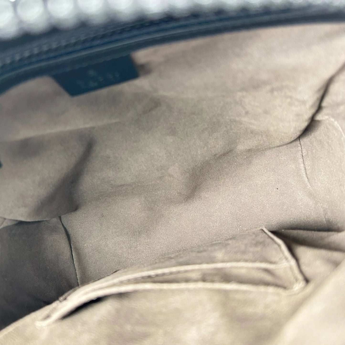 GUCCI GG Supreme Canvas Small Backpack - Beige and Black 